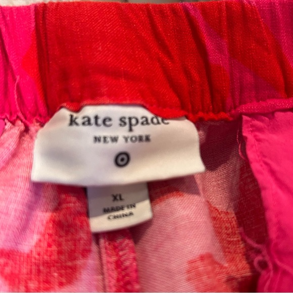 Kate Spade New York X Target Red Floral Wide-Leg Pants - Picture 6 of 6
